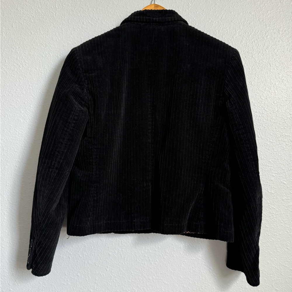 Jones New York Sport, size 10, black corduroy blazer - Picture 4 of 4